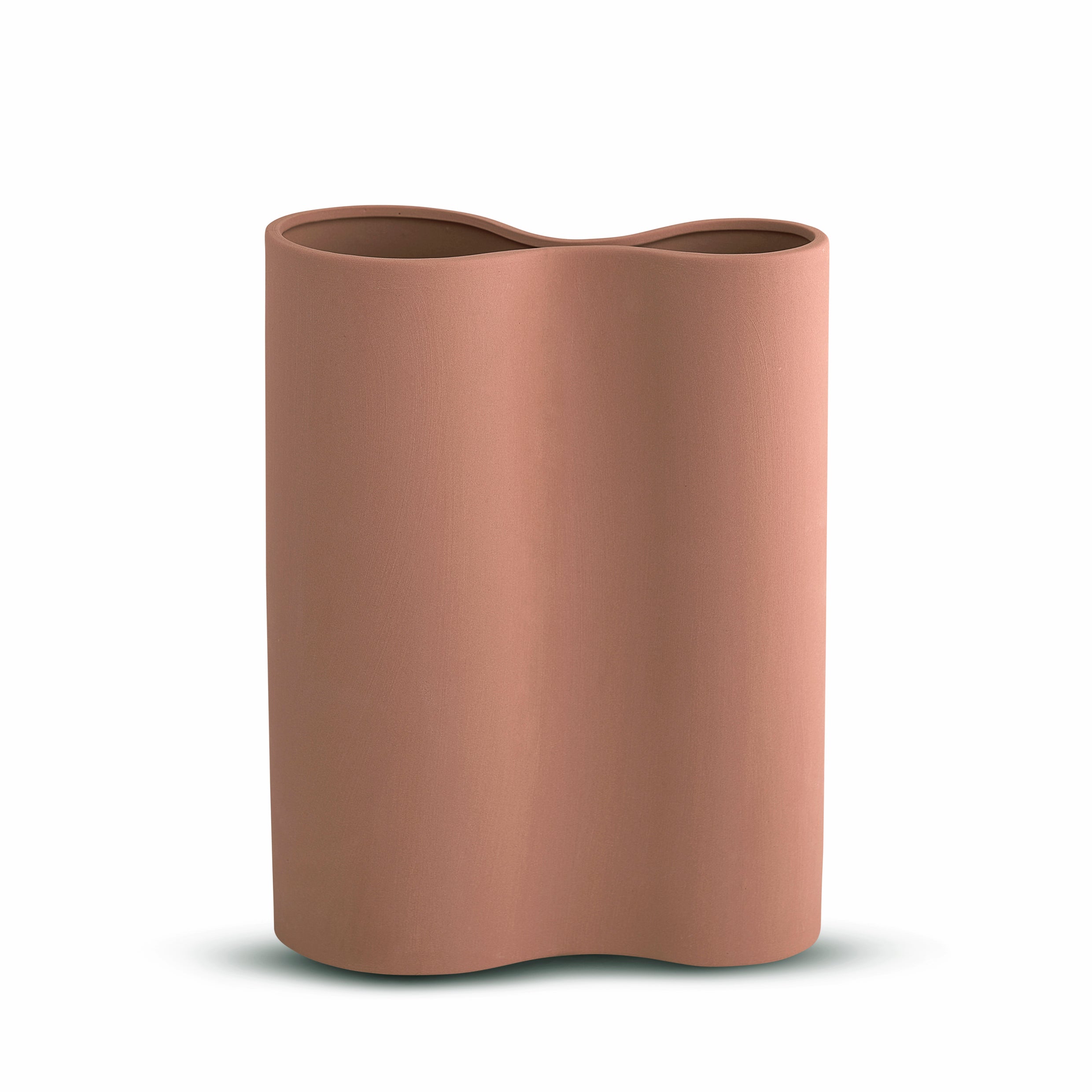 Smooth Infinity Vase Ochre (M)