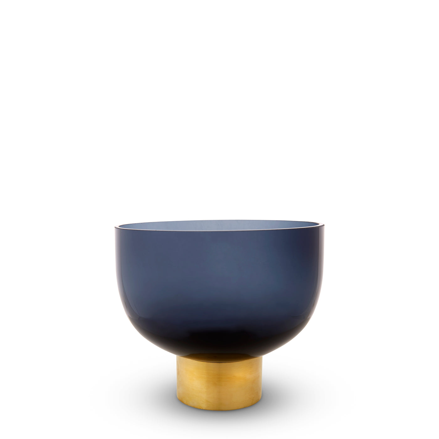 Luxor Glass Vase, Indigo Blue L