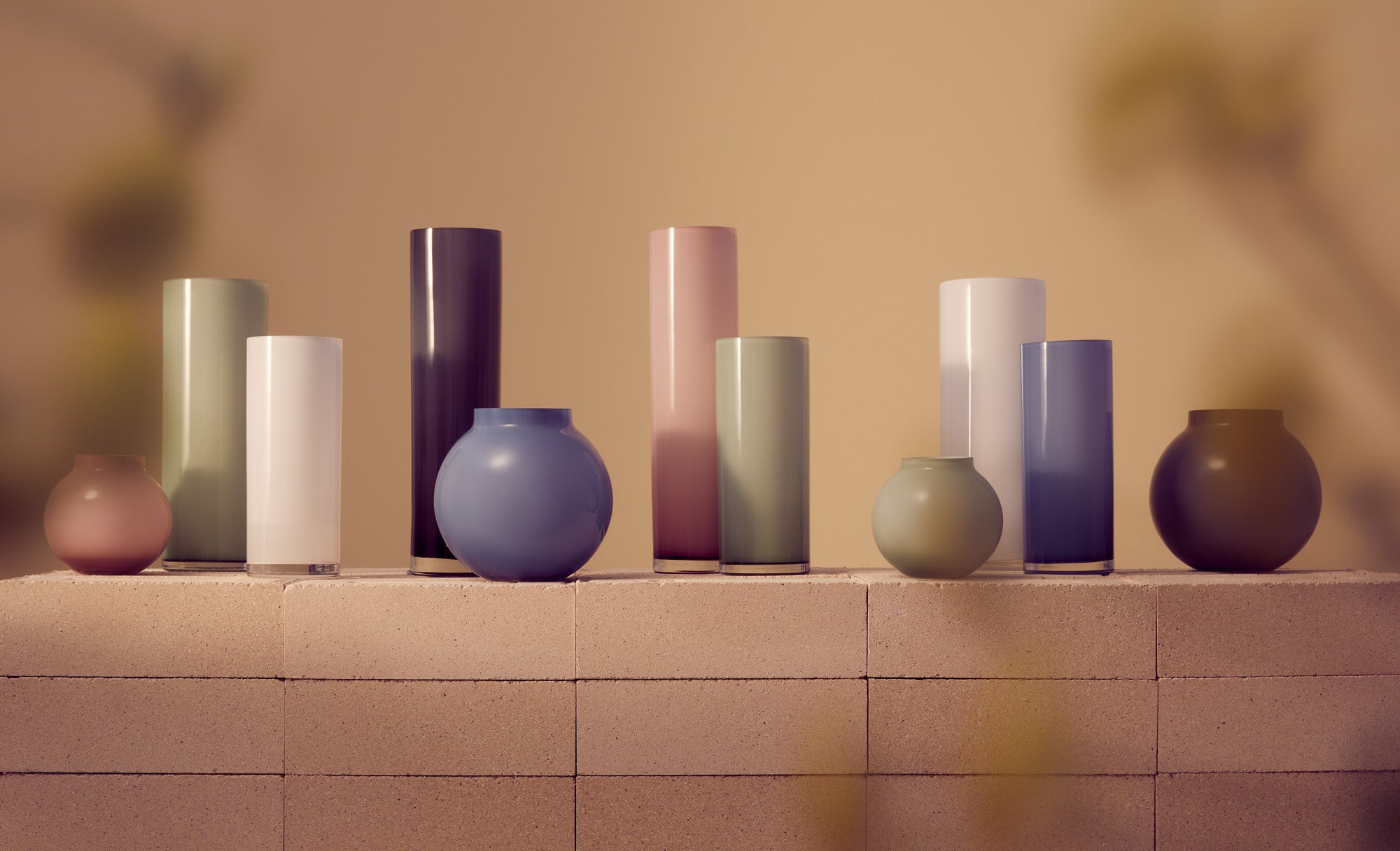 Opal Pillar Vase Floss (L)