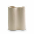 Ribbed Infinity Vase Cream (M)